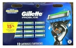 Gillette Proglide Razor Blades, 12 Cartridges, Factory Sealed, Fits Fusion Power. Fixed Price $33.95.