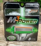 8 Gillette M3 Power Razor Blade Shaver Refill Cartridges Brand New. Fixed Price $39.99.