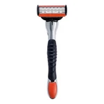 Personna Magnum System Blade Razor Handle With 2 Refill Cartridges, Orange. Fixed Price $21.99.