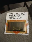 Vintage Wilkinson Silver Sword Pivoting Twin Cartridges, 5 Blades. Fixed Price $19.00.