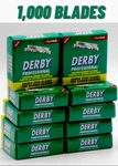 Derby Professional Single Edge Razor Blades 1000 Count For Barbers Fast Shipping. Fixed Price $42.99.