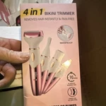 Waterproof 4-IN-1 Women Trimmer Bikini/body/face/nose/eyebrow Pink/white. Fixed Price $9.49.