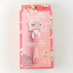 Gillette Venus Comfort Glide White Tea Razor, 2 Cartidges & Shower Holder New. Fixed Price $11.99.