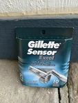 Gillette Sensor Excel Razor Blades Men, Pack Of 10. Fixed Price $17.99.