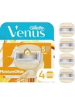 Gillette Venus Moistureglide Women's Razor Blades, Built-in Shave Gel Bars, 4PK. Fixed Price $13.99.