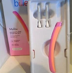 Billie Malibu Dermaplane Starter Kit - Reusable Handle + 2 Refill Blades. Fixed Price $8.99.