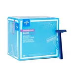 Medline Disposable Twin Blade Facial Razor. Fixed Price $9.99.