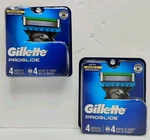 Gillette Proglide 2 Packs Men's Razor Blade Refills New Sealed 8 Cartridges. Fixed Price $18.94.