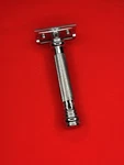 Merkur 38C Barber Pole Safety Razor Chrome De Germany. Fixed Price $34.99.