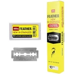 200 Feather New Hi-stainless Platinum Coated Double Edge Safety Razor Blades. Fixed Price $53.46.