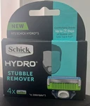 Schick Stubble Remover Refill Razor Blade, 4 Cartridges (fits HYDRO5). Fixed Price $9.95.