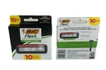 2X Bic FLEX4 Sensitive Blade Stainless Steel Razor Refills 10 Eachpackfor Face. Fixed Price $26.98.