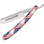 Razolution Straight Razor Carbon Steel Blade Red-white-blue Composition 88113. Fixed Price $58.27.