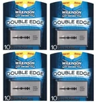40 Wilkinson Sword Double Edge Blades Fits Schick Gillette Safety Razor Germany. Fixed Price $12.99.