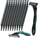 Leriton Pcs Men's Disposable Razors Bulk 3 Count (pack Of 150), Green. Fixed Price $64.50.