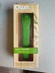 Own Beauty Razor Handle Dual Three-blade Pivoting Head New Box Free Shipping. Fixed Price $9.49.
