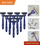 Harry's 10-PACK Disposable Razors Pivoting Head & Lubricating Strip Design. Fixed Price $30.98.