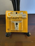 Gillette Techmatic Adjustable Razor Band 10 Super Stainless Steel Edges Vintage. Fixed Price $14.99.
