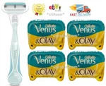 4 Gillette Venus Olay Razor Blades Cartridges Refills Shaver Handle Comfortglide. Fixed Price $17.99.