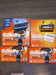 Gillette Lot Of 4 Fusion 5 Proglide Chill Razor Blade Refills Cartridges. Fixed Price $55.00.