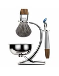 Grutti Men Shaving Kit - FUSION5 Compatible W/ Bowl & Brush Open Box. Fixed Price $49.95.