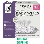 Members Mark Premium Scented Baby Wipes 1152 Count Soft Sensitive Bulk Box. Fixed Price $39.48.