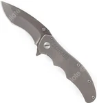 Schrade Frame Lock Folder Drop Point Re-curve Blade Titanium Handle SCH600TI New. Fixed Price $73.90.