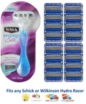 16 Schick Hydro 5 Razor Blades Refills Cartridges Silk Shaver Handle 4 8 Unboxed. Fixed Price $46.99.