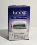 Flamingo Moisture Plus Women's Razor Blade Refills 4CT - New. Fixed Price $9.88.