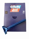 Gillette Good News Disposable Razors Twin Blade Box Of 30 Pieces Lubricated. Fixed Price $21.99.