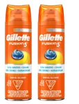 Gillette FUSION5 Ultra Sensitive + Cooling Shave Gel 7 Oz. Each - Pack Of 2. Fixed Price $12.92.