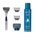 Harry's Winston Set 3 Handle Foaming Shave Gel Travel Blade Cover. Fixed Price $24.99.