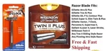 *11 Trac Ii Blades Wilkinson Super Plus 2 Cartridge Refill Gillette Schick Razor. Fixed Price $32.99.