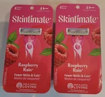 Skintimate Disposable Razors Raspberry Rain Lot Of 2 ( 8 Total). Fixed Price $14.99.
