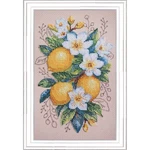 Abris Art Lemon Mood Kit & Frame Counted Cross-stitch. Fixed Price $48.98.