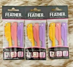 Feather Flamingo Facial Touch-up (3 Razors X Pack). Fixed Price $20.99.