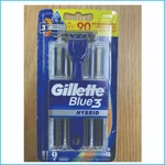 Gillette Blue 3 Hybrid Razor With Blade Refills Pack. Fixed Price $14.99.