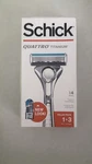 Schick Quattro Titanium Razor Handle + 3 Cartridges Men 4-BLADE Shaverr. Fixed Price $11.99.