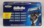 Gillette Proglide Razor Blades For Men - 12 Refills Free Shipping. Fixed Price $32.49.