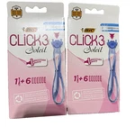 2-BIC CLICK3 Soleil Razor Handle Plus 6 Cartridges Brand New Sealed. Fixed Price $13.95.