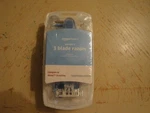 Amazon Basics 3 Blade Disposable Razors Men 6 Count 2 Packs Of #R78. Fixed Price $12.99.