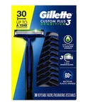 New Gillette Custom Plus Sensitive Disposable Razors 30 Ct Enhanced Lubrastrip. Fixed Price $20.97.