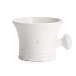 Muhle White Porcelain Platinum Rim Shaving Mug For Soaps. Fixed Price $71.65.