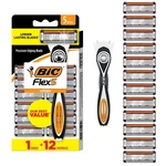 Bic Flex Men's Refillable 5-BLADE Razors With Count (pack Of 12), Black. Fixed Price $33.99.