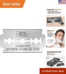 Double Edge Razor Blades Safety Men's Platinum Japanese Stainless Steel 50 Count. Fixed Price $15.99.
