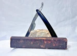 1920'S /30'S Boker & Co's Straight Razor Square Point Full Hollow W/box Germany. Fixed Price $39.95.