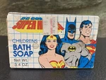 Vintage 1990 Dc Comics Heroes Childrens Bath Soap Sealed Batman Superman. Fixed Price $14.99.