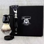 3 Piece Shaving Set Synthetic Brush With Stand & Edge Razor Kit Gift For Men. Fixed Price $62.99.