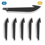Outdoor Edge 6 Black 3.5" Replacement Blades For Razor-lite Edc Razor-pro. Fixed Price $18.18.