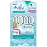 Schick Intuition Plus Sensitive Care With Aloe & Vitamin E, 12 Cartridges. Fixed Price $27.99.